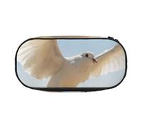 YHBLYKXP Estuche de tela Oxford con estampado de paloma voladora con compartimentos de malla ordenados, una opción práctica o viaje