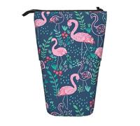 YHBLYKXP Estuche retráctil vertical con estampado de cisne floral, bolsa de almacenamiento, apto para viajes de oficina y transporte diario