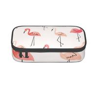 YHBLYKXP Flamingo - Caja de oficina impresa de gran capacidad, organizador de papelería, bolsa de cosméticos de oficina