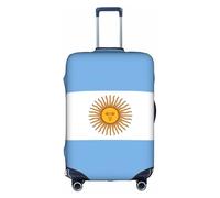 YHBLYKXP Funda de equipaje con estampado de bandera argentina, protector de maleta, funda protectora elástica, se adapta a maletas de 18 a 32 pulgadas, Blanco, XL