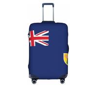 YHBLYKXP Funda de equipaje con estampado de bandera de las Islas Turcas y Caicos, protector de maleta, funda protectora elástica, se adapta a maletas de 18 a 32 pulgadas, Blanco, XL