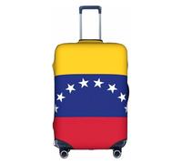 YHBLYKXP Funda de equipaje con estampado de bandera de Venezuela, protector de maleta, funda protectora elástica, se adapta a maletas de 18 a 32 pulgadas, Blanco, L
