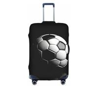 YHBLYKXP Funda protectora para carrito con estampado de fútbol con texto en inglés "I Like Football", con cremallera oculta, Blanco, XL