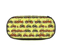 YHBLYKXP Green Fields Farming Machine - Estuche de tela Oxford con compartimentos de malla ordenados, una opción práctica o viaje