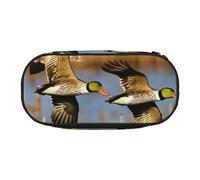 YHBLYKXP Hunting Fly Wild - Estuche de tela Oxford con compartimentos de malla ordenados, una opción práctica o viaje