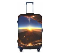 YHBLYKXP Shining Overlook - Funda protectora para maleta, con cremallera oculta, Blanco, L