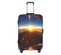 YHBLYKXP Shining Overlook - Funda protectora para maleta, funda protectora elástica, se adapta a maletas de 18 a 32 pulgadas, Blanco, S