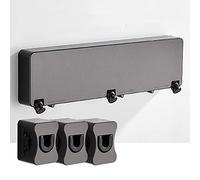 YHBZ Tendedero Retráctil,Montado en la Pared Secado Ropa Línea,Ajustable Cuerda 6M Acero Inoxidable,Invisible Línea de Lavado,Línea De Secado,Capacidad de Carga 99 Libras,Black