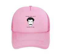 YHCIREB Gorra de béisbol 2025 Hola, mi Nombre es Borat, me Gustas, diseño de Personaje, Malla, Snapback, Moda, béisbol, Informal, para Exteriores.
