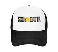 YHCIREB Gorra de béisbol Transpirable y refrescante de Soul Eater Comics Anime, de Malla, Unisex, Ajustable, de Espuma, para Uso Informal.