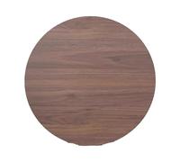 YHDMDQ 60 70 80cm Superficie De Mesa Redonda, Tablero De Mesa Resistente A Los Arañazos, Cubierta Protectora De Escritorio Duradera para Mesas De Café(Brown,80cm(31.5in))