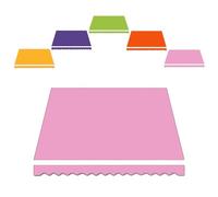 YHDMDQ Recambio De Tela para Toldo De Jardín Retráctil Paño Poliéster De Repuesto para Toldo Lona De Toldo Exterior Cubierta De Repuesto para Toldo 3.5x3m(Pink,4x3m/13x10ft)