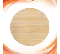 YHDMDQ Tablero De Mesa De Madera, Panel Protector De Mesa Redonda, Superficie De Mesas 40/60/80cm Resistente A Los Arañazos para Uso Comercial Hogar(Walnut,40cm(15.75in))