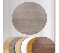 YHDMDQ Tablero De Mesa Redonda De Madera, Cubierta De Mesa De Repuesto De 80/90/100cm, Superficie De Mesas Multipropósito para Uso Comercial Hogar(Grey,50cm(19.68in))