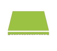 YHDMDQ Tela De Toldo Exterior, Techo De Repuesto para Toldo Retráctil, 3x2m 4x3m 5x3m Lona Recambio para Toldo, Cubierta Protectora para Toldo Jardín Patio Terraza(Grass Green,3.5x2.5m/12x8ft)