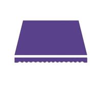 YHDMDQ Tela De Toldo Exterior, Techo De Repuesto para Toldo Retráctil, 3x2m 4x3m 5x3m Lona Recambio para Toldo, Cubierta Protectora para Toldo Jardín Patio Terraza(Purple,5x3m/16x10ft)