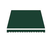 YHDMDQ Tela De Toldo Exterior, Techo De Repuesto para Toldo Retráctil, 3x2m 4x3m 5x3m Lona Recambio para Toldo, Cubierta Protectora para Toldo Jardín Patio Terraza(Dark Green,3x2m/10x6.5ft)
