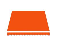YHDMDQ Tela De Toldo Exterior, Techo De Repuesto para Toldo Retráctil, 3x2m 4x3m 5x3m Lona Recambio para Toldo, Cubierta Protectora para Toldo Jardín Patio Terraza(Orange,3.5x2m/12x6.5ft)