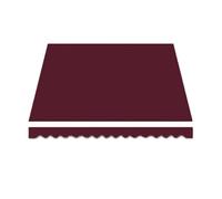 YHDMDQ Tela De Toldo Exterior, Techo De Repuesto para Toldo Retráctil, 3x2m 4x3m 5x3m Lona Recambio para Toldo, Cubierta Protectora para Toldo Jardín Patio Terraza(Date Red,4.5x3.5m/15x12ft)