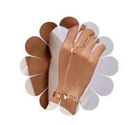 Yheakne Boho Mariposa Dedo Pulsera De Oro De La Cadena De Esclavos Pulsera De La Muñeca Del Anillo De La Vendimia Personalizar La Mano De La Cadena De La Joyería Para Las Mujeres Y Las Niñas Regalos