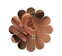 Yheakne Vintage Pendientes De Esmeralda Lágrima Recortar Stud Pendientes Lágrima Oro Diminutos Pendientes De Esmeralda Verde Pendientes De Cristal Verde Gota De Agua Joyas Para Mujeres Y Niñas