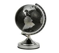 YHEIANJ Globo práctico, Globo terráqueo Vintage de 12,5 Pulgadas, Globo Educativo de Escritorio, Base de Metal, Globo terráqueo geográfico para decoración del hogar, be，20 Cm/7.8 in