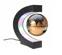 YHEIANJ Globo terráqueo, 1 Unidad, Globo de levitación, Equipo de enseñanza para Estudiantes, Globo de luz Nocturna, Regalos creativos, Globo,Gold