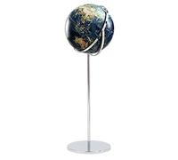 YHEIANJ Globo terráqueo de 17,7 Pulgadas de pie, Globo terráqueo con Relieve 3D, Grande, para Regalo, Globo terráqueo Iluminado para niños, Globo Decorativo de 51,1 pul