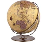 YHEIANJ Globo terráqueo de Cristal detallado, diámetro 16,5 pulgadas/42 cm, Globo terráqueo para mapeo, Viajes, Educativo, Globo terráqueo Giratorio de 720°, Nuevo