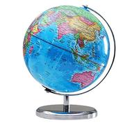 YHEIANJ Globo terráqueo Giratorio de 360° con Soporte, impresión HD, Esfera de 7,8 Pulgadas de diámetro, Globos geográficos，Globe with Lamp