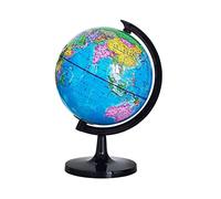 YHEIANJ Globo terráqueo práctico con Base Negra, Mini Globo terráqueo de 7,8 Pulgadas, Globo geográfico Azul océano, Creatividad única, Globo Educativo para Regalos cre，C