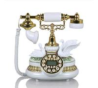 YHEIANJ Teléfono Antiguo, teléfono Retro Vintage, teléfono Fijo clásico de Escritorio con Pantalla en Tiempo Real e identificación de Llamadas para Oficina, hogar, Sala de Estar,