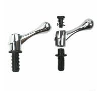 Yhenlovtt 1 mango de mesa de fresadora con bloqueo vertical para dispositivo de ajuste de tornillo de molino (negro con funda de cobre)