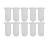 Yhenlovtt 10 ojales para emblema de maletero para serie E38, E39, E46, E65, pieza de repuesto de nailon blanco 51148209932