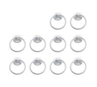 Yhenlovtt 10 pomos antiguos para armario de cocina, cajón o armario (blanco)