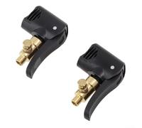 Yhenlovtt 2 adaptadores de válvula dual de repuesto para tubos Presta, inflador de neumáticos, conector de boquilla de carretera y montaña