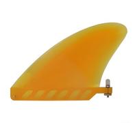 Yhenlovtt 4. 6 con aleta de tabla de surf para aletas, compatible con longboard suave, centímetro central flexible y fiable con tablas estándar Fish Plus de 20 x 14 pulgadas (amarillo)