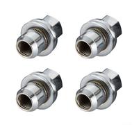 Yhenlovtt 4 tuercas de rueda de acero inoxidable para Land Rover Discovery MK IV MK III para Range Rover Sport para LS LR068126 Plata OEM Reemplazo