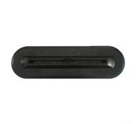 Yhenlovtt 9 cm de longitud de ranura de PVC Caudal Fin Box Surf Tail para Slot Fin Surfboard 21. Compatible con 300g 35x10cm Negro Fins Fish