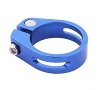 Yhenlovtt Abrazadera de asiento de bicicleta de aluminio para 31,8 mm y 34,9 mm, clip de sillín de bloqueo seguro, accesorio de marco ligero para ciclismo de carretera MTB, disponible en negro, rojo