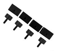 Yhenlovtt Abrazaderas de cama de vidrio para impresora de resorte, clips intercambiables serie 3 Cr10, grosor significado, antiretroceso, 69 mm, para aluminio, paquete de 4 unidades compatibles con 3D