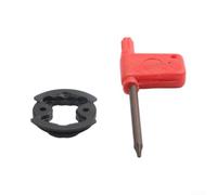 Yhenlovtt Adaptador de inserción de aleación de aluminio compatible con Garmin Edge 540 840-1050, soporte de base de fijación ligero y estable (1050)