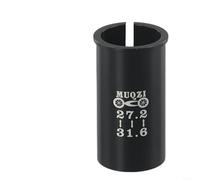 Yhenlovtt Adaptador de manguito reductor para tija de sillín de bicicleta, 22,2 a 25,4 mm, 25,4 a 27,2 mm, 27,2 a 28,6 mm, aleación de aluminio para bicicletas de montaña y carretera Cyc (27,2 a 31,6)
