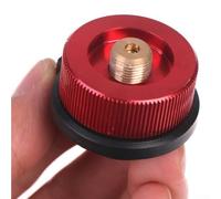 Yhenlovtt Adaptador de regazo de construcción para estufa de camping, convertidor de butano 1/5 con recipiente para bloqueo de aleación de aluminio más gas de cobre compatible