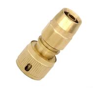 Yhenlovtt Adaptador profesional de latón de conexión rápida para manguera de jardín, conector de tubería de agua de reparación expandible, para sistema de riego al aire libre
