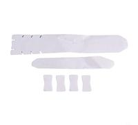 Yhenlovtt Adhesivo protector de fibra de carbono para marco de tela de arañazos, 34 x 6 cm y cinta de poliuretano negra para bicicleta (estampado de leopardo)