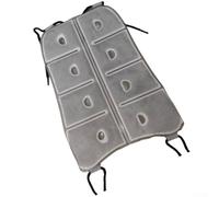 Yhenlovtt Almohadilla para mochila con PCM y chaleco portátil al aire libre para senderismo, camping, barrera ajustable de verano para enfriar la espalda (negro)