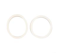 Yhenlovtt Anillos de espuma de esponja para horquilla de bicicleta, sellos de aceite para Rockshox de 30 mm a 40 mm MTB suspensión limpiaparabrisas de polvo piezas de mantenimiento, color blanco