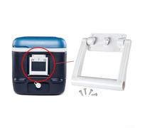 Yhenlovtt Asas de repuesto de plástico blanco para enfriadores iglú y juego de 4 tornillos de acero inoxidable VAR 2572qt compatibles con bisagras con (100 (4 agujeros)