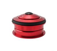 Yhenlovtt Bicicleta doble integrada de 44 mm con auriculares sellados para aluminio para rodamientos de horquilla recta de 286 mm, compatible con auriculares sin rosca con Moun (rojo)